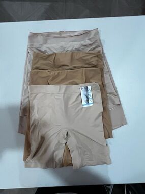 Nude Shapewear Briefs, five pair